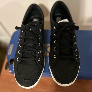 Keds Center II Black Canvas Sneakers